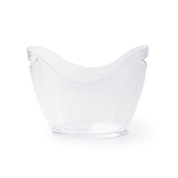 Cubitera transparente con asas — otra vista