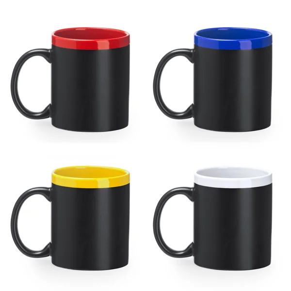 Taza pizarra con tiza 350 ml — otra vista