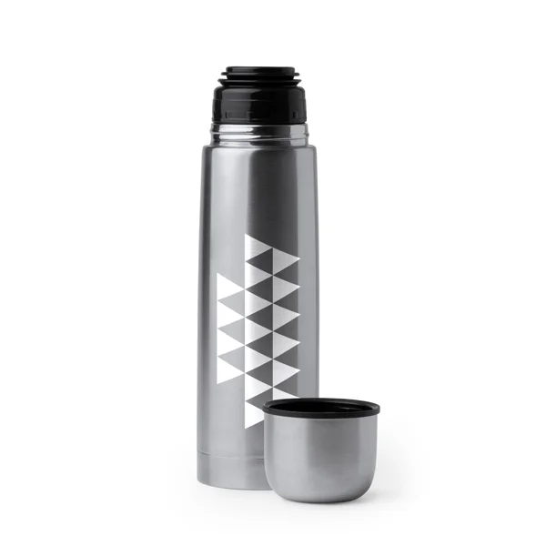Termo acero brillo con tapa-taza 500 ml — otra vista