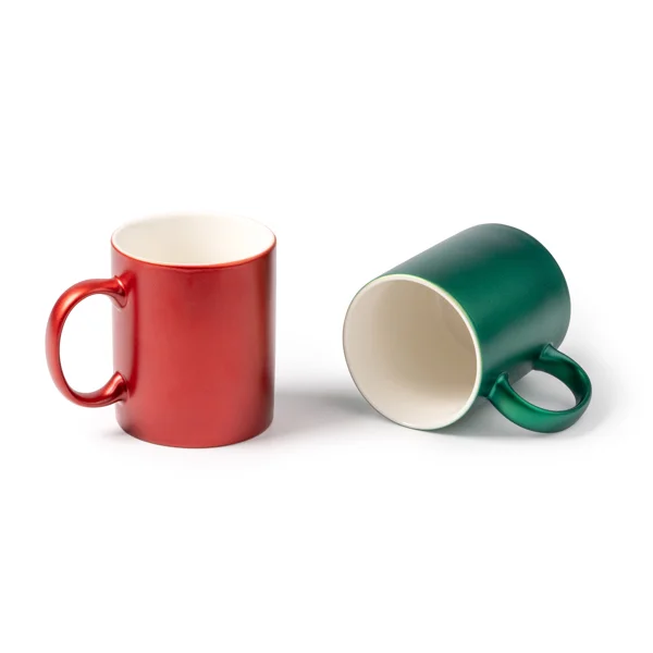 Taza cerámica láser interior dorado 350 ml — otra vista