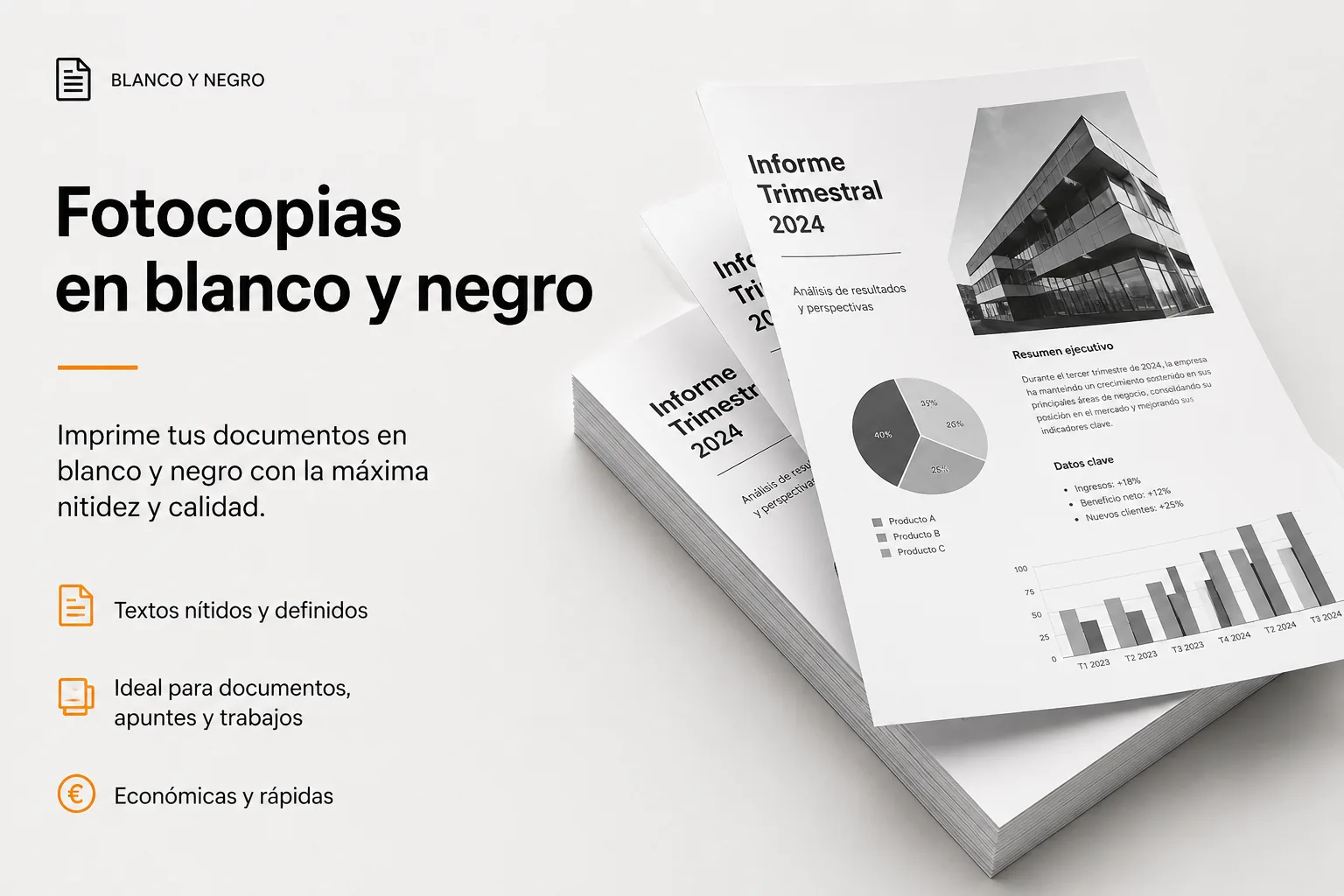 Fotocopias A4 blanco y negro