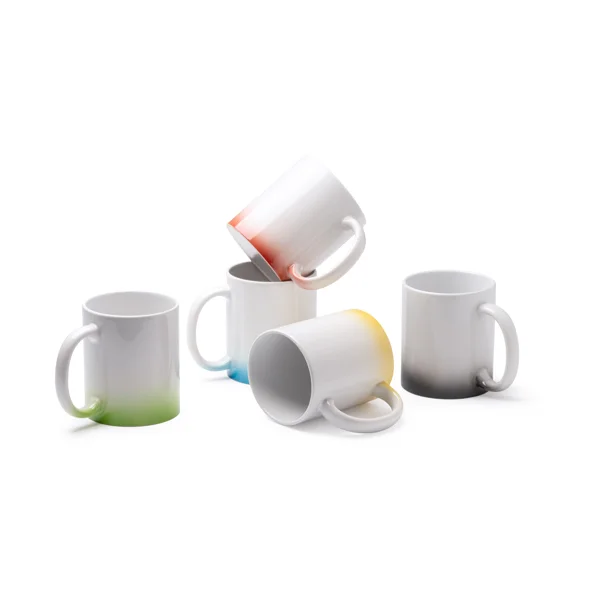 Taza cerámica base degradada 350 ml — otra vista
