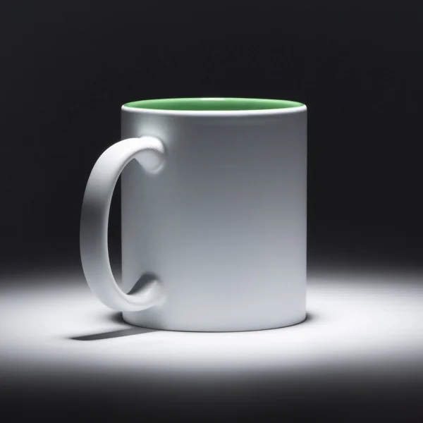 Taza cerámica láser exterior blanco 350 ml — otra vista