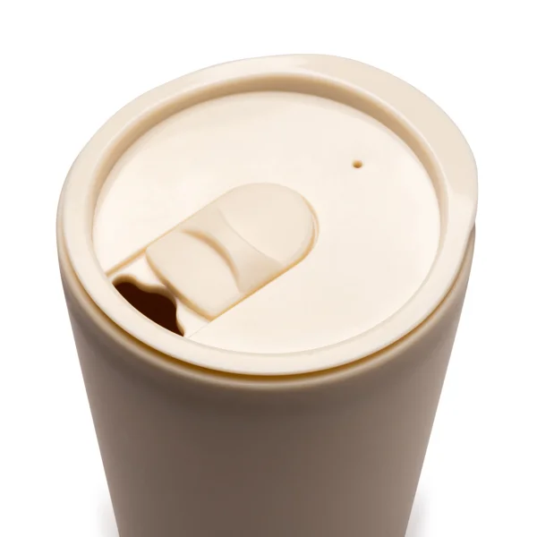 Vaso PP doble pared base de bambú 290 ml — otra vista